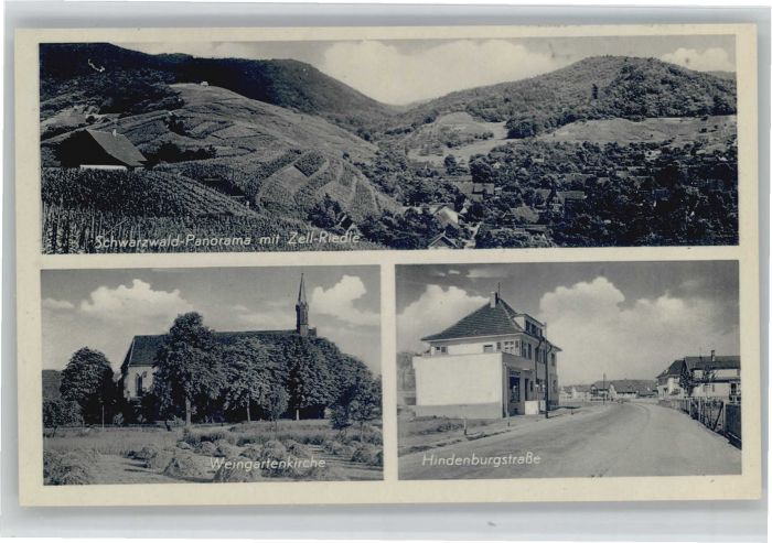 Zell Andelsbach Hindenburgstrasse Weingarten Kirche