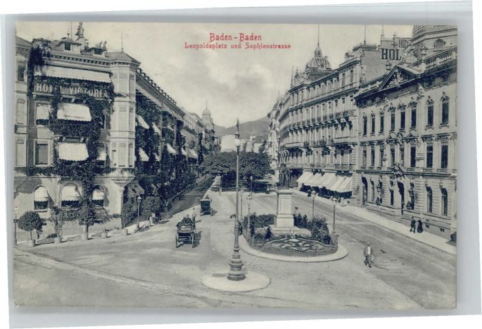 BADEN-BADEN BW Leopoldsplatz Sophienstrasse