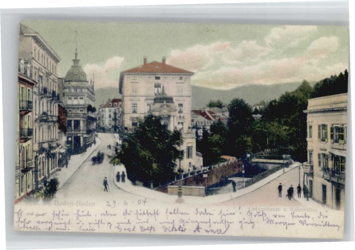 Baden-Baden Langestrasse Kaiser Allee