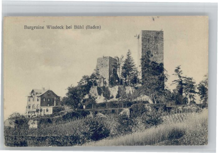 Buehl Baden urgruine Windeck