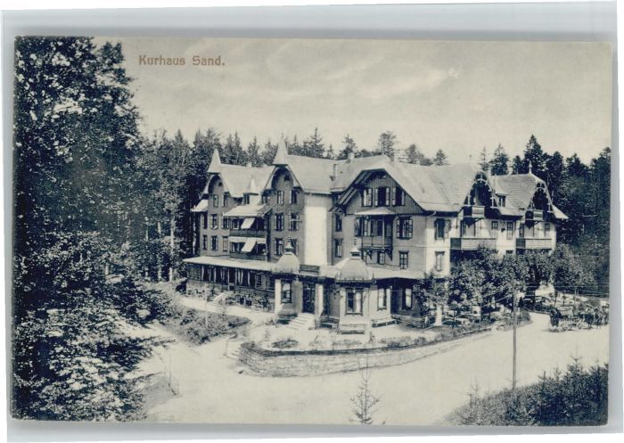 Buehlertal Stempelabschlag] Kurhaus Sand