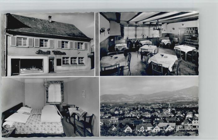 Achern Baden Achern Gasthof Metzgerei Stadt Wien