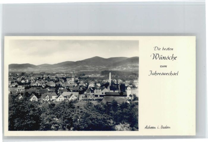 Achern Baden Achern Jahreswechsel