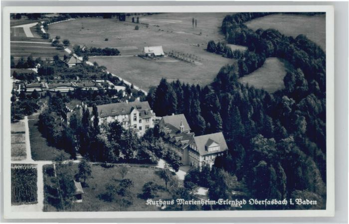 Obersasbach Kurhaus Marienheim Erlenbad Fliegeraufn