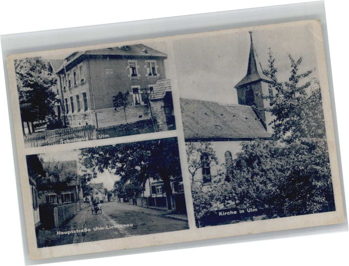 Ulm Lichtenau Hauptstrasse Schule Kirche