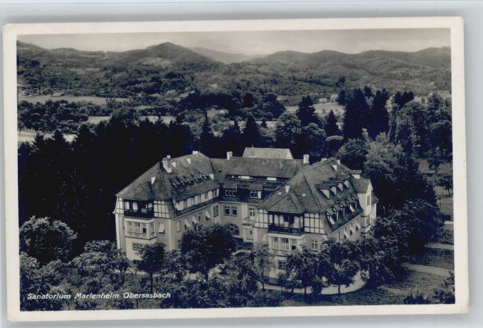 Obersasbach Sanatorium Marienheim