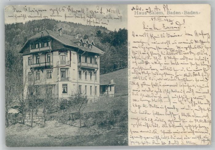 Baden-Baden Haus Salem