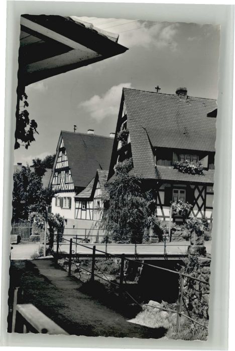 Sasbachwalden Achern Ortenaukreis BW Fachwerkhaeuser