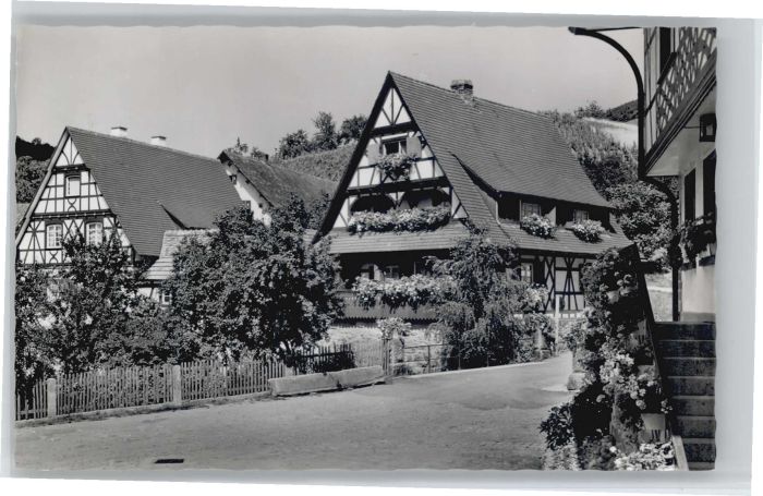 Sasbachwalden Achern Ortenaukreis BW Fachwerkhaeuser