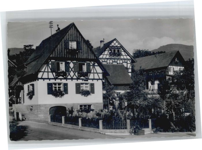 Sasbachwalden Achern Ortenaukreis BW Fachwerkhaeuser