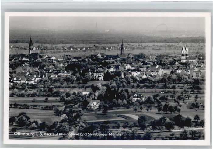 Offenburg Rheinebene Strassburger Münster
