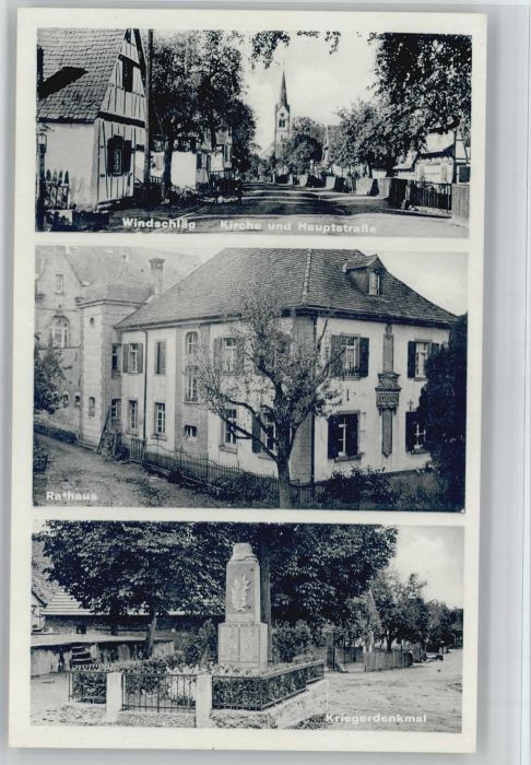 Windschlaeg athaus Kriegerdenkmal Hauptstrasse