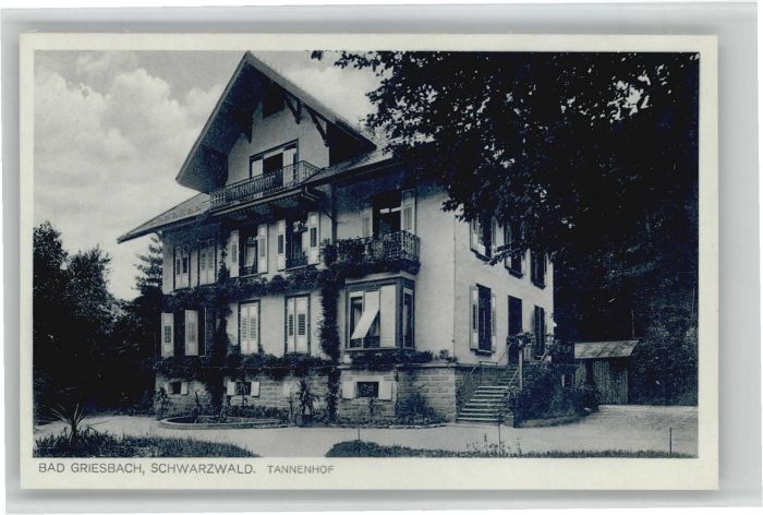 Bad Peterstal-Griesbach Tannenhof