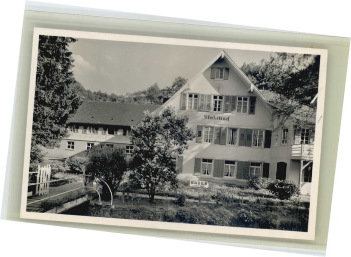 Bad Peterstal-Griesbach Bad Peterstal Stahlbad