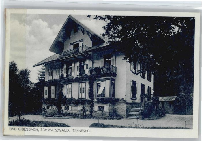 Bad Peterstal-Griesbach Tannenhof