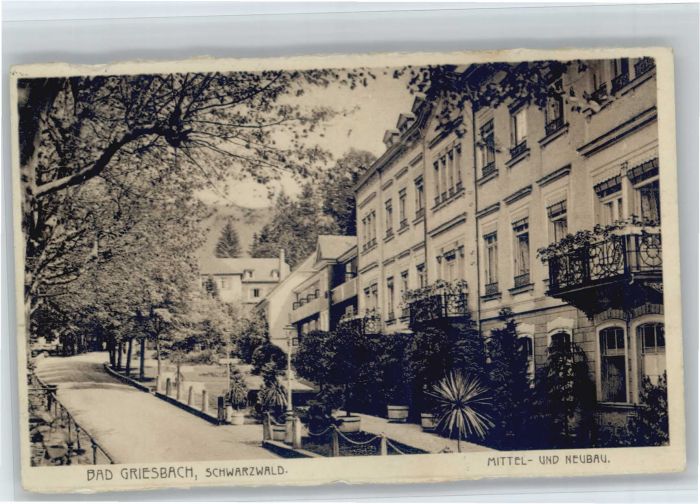 Bad Peterstal-Griesbach Kurhaus Mittelbau Neubau