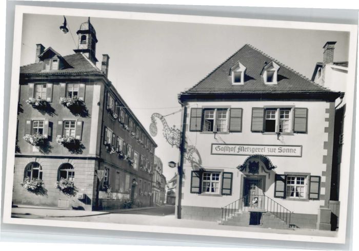 Oberkirch Baden Gasthof Metzgerei Zur Sonne