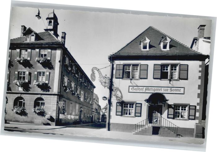 Oberkirch Baden Gasthof Pension Zur Sonne