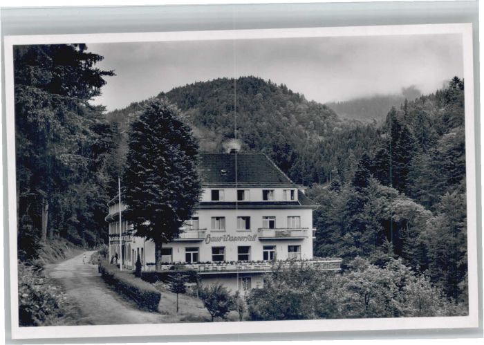 Allerheiligen Oppenau Allerheiligen Haus Wasserfall