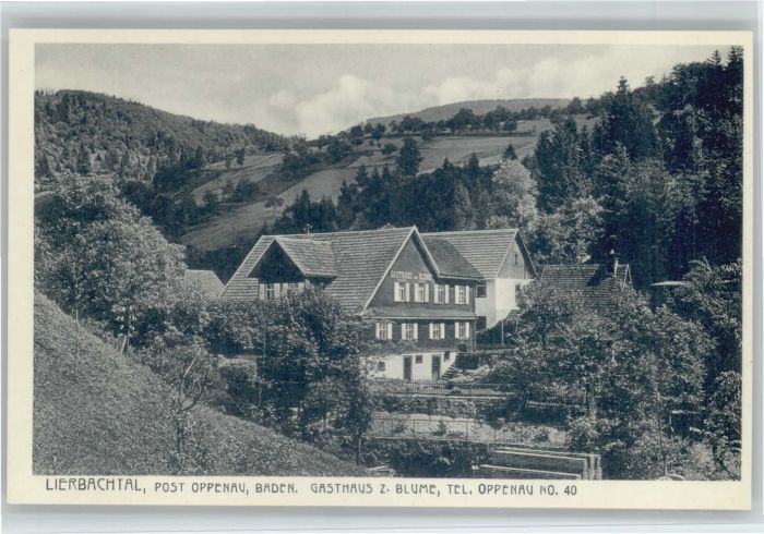 Oppenau Gasthaus Zur Blume