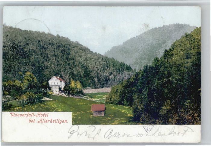 Allerheiligen Oppenau Allerheiligen Wasserfall Hotel