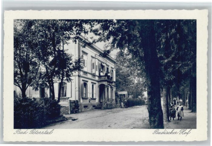 Bad Peterstal-Griesbach Bad Peterstal Badischer Hof