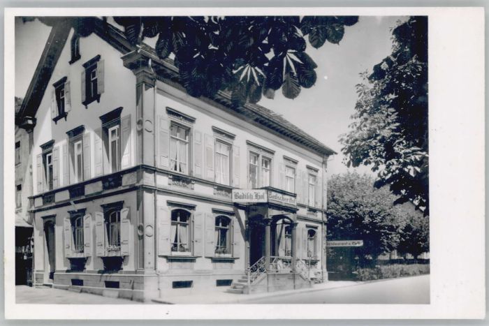 Bad Peterstal-Griesbach Bad Peterstal Hotel Badischer Hof