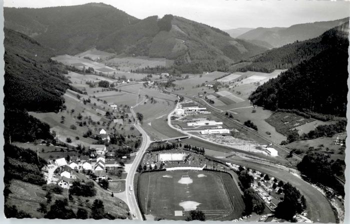 Wolfach Schwarzwald BW Fliegeraufnahme