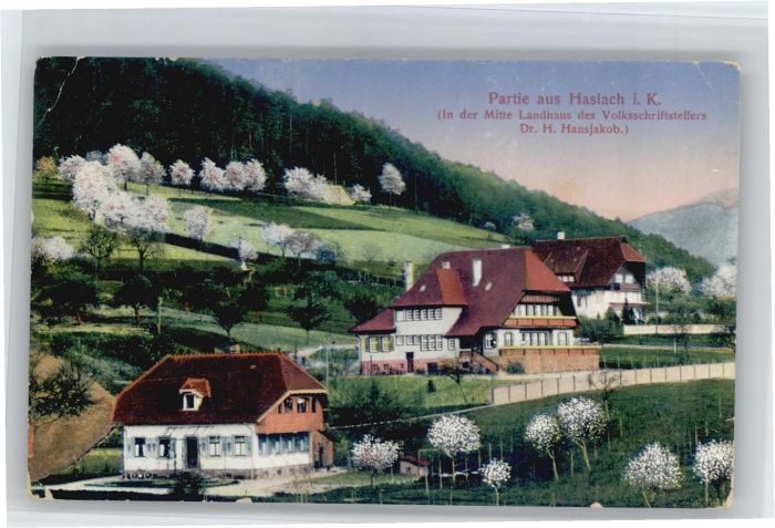 Haslach Kinzigtal Landhaus Dr H Hansjakob