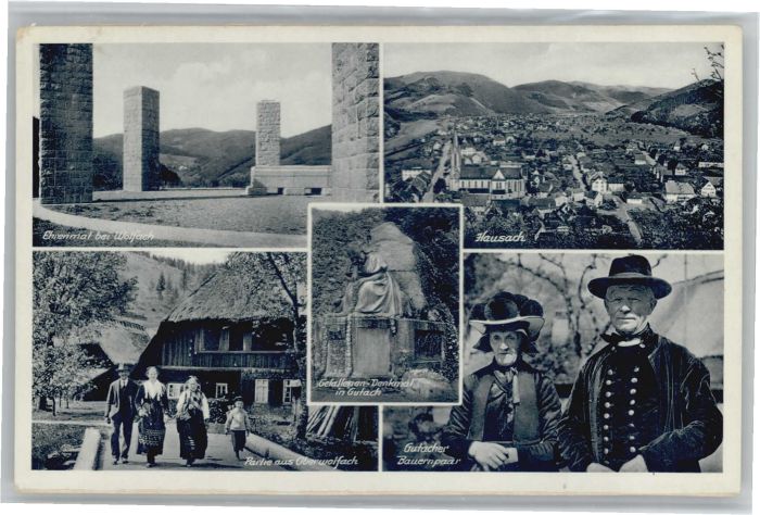 Hausach Gefallenen Denkmal Oberwolfach Gutacher