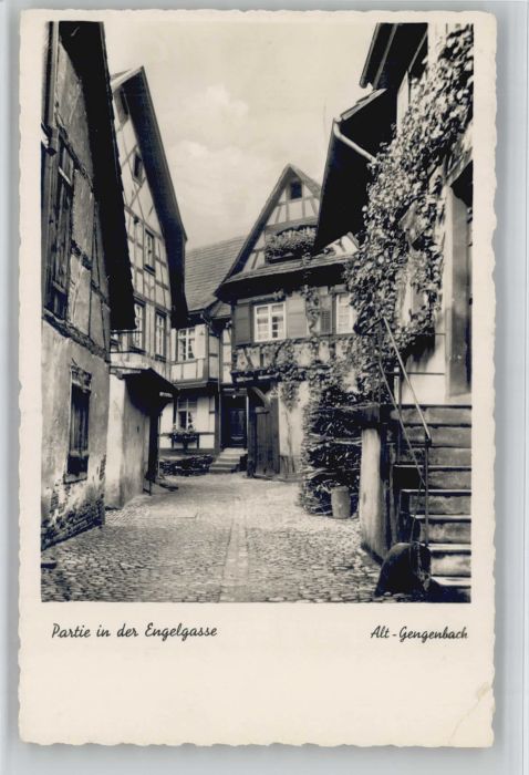 Gengenbach [Stempelabschlag] Engelgasse