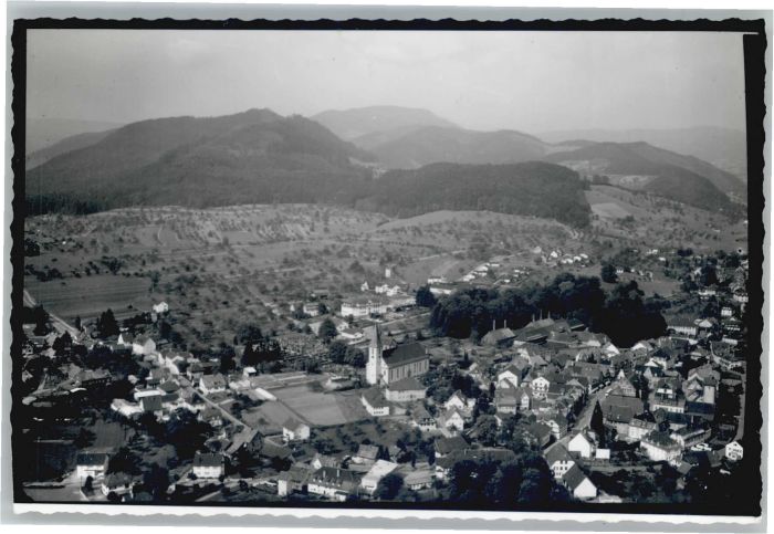 Zell Harmersbach Fliegeraufnahme