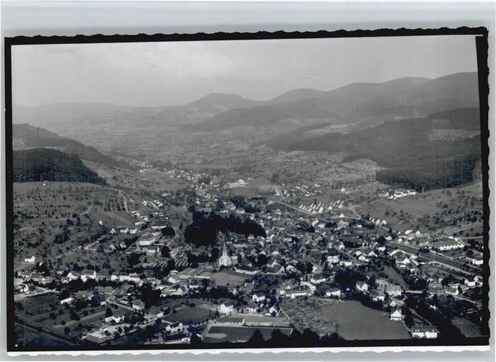 Zell Harmersbach Fliegeraufnahme