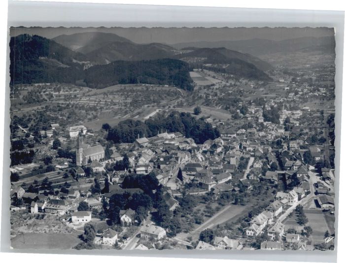 Zell Harmersbach Fliegeraufnahme