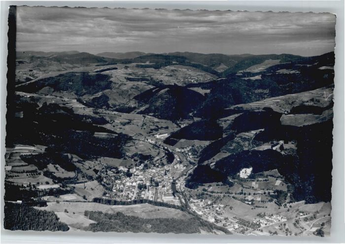 Zell Harmersbach Fliegeraufnahme