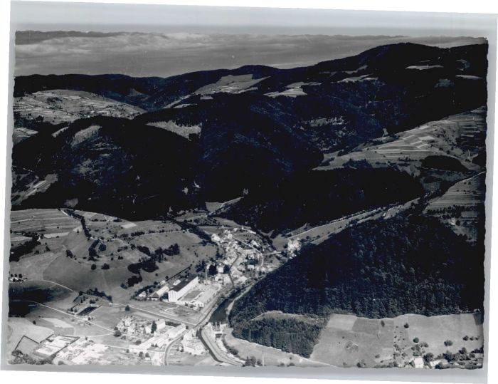 Zell Harmersbach Fliegeraufnahme