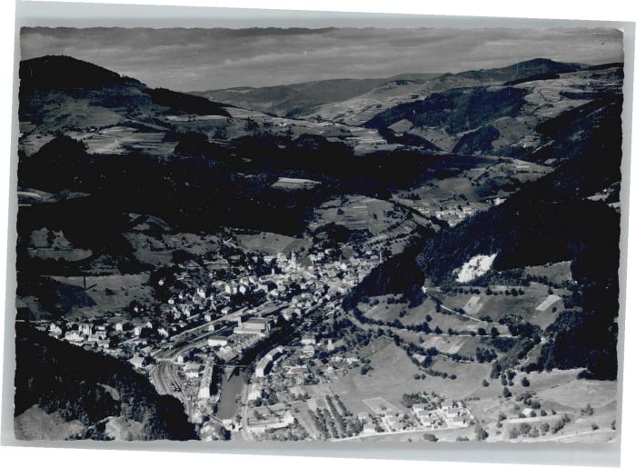 Zell Harmersbach Fliegeraufnahme