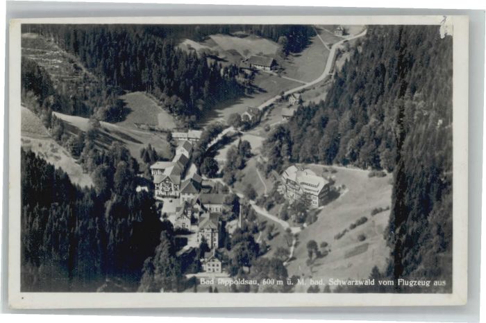 Bad Rippoldsau Schwarzwald Bad Rippoldsau Fliegeraufnahme