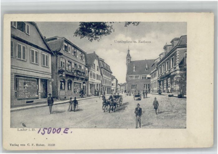 Lahr Schwarzwald Lahr Rathaus Urteilsplatz