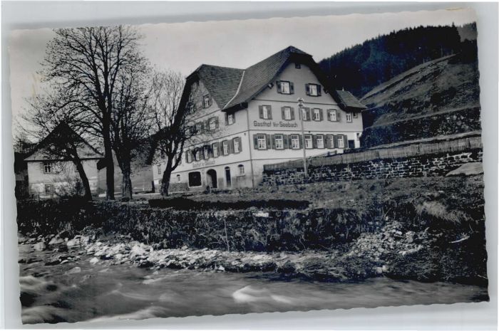 Bad Rippoldsau Schwarzwald Bad Rippoldsau Gasthaus vor Seebach