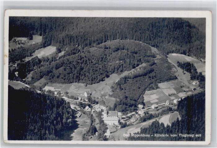Bad Rippoldsau Schwarzwald Bad Rippoldsau Fliegeraufnahme Klösterl