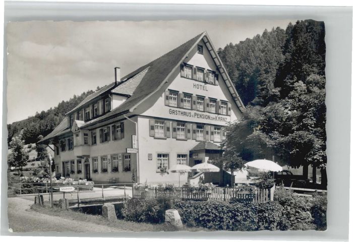 Bad Rippoldsau Schwarzwald Bad Rippoldsau Hotel Pension Kranz