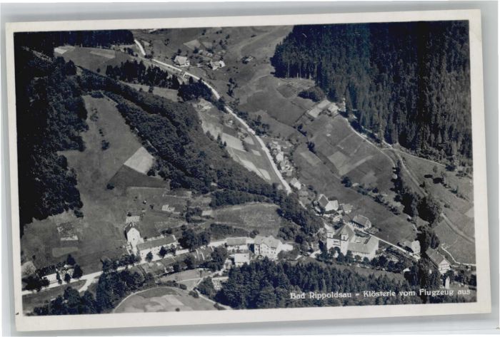 Bad Rippoldsau Schwarzwald Bad Rippoldsau Fliegeraufnahme Klösterl
