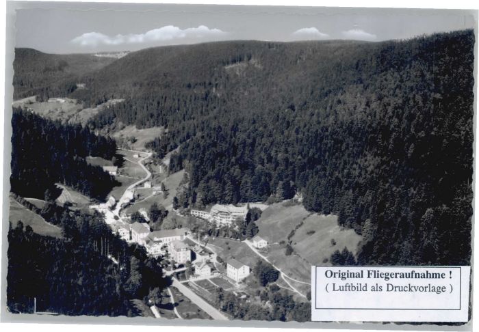 Bad Rippoldsau Schwarzwald Bad Rippoldsau Fliegeraufnahme