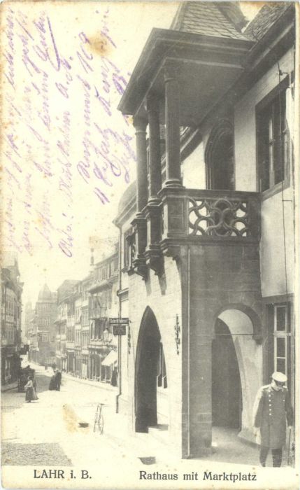 Lahr Schwarzwald Lahr Rathaus Marktplatz