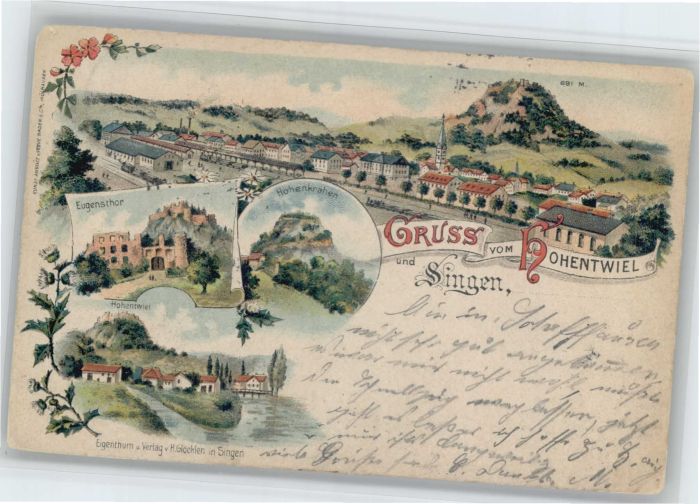 Singen Hohentwiel Eugensthor Hohenkrähen