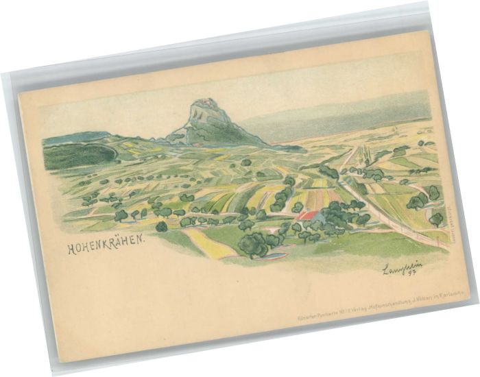 Singen Hohentwiel Hohenkrähen Künstler Langhein *