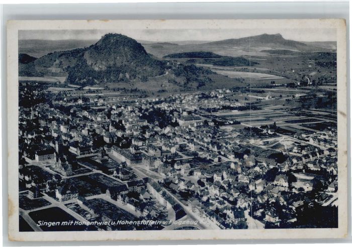 Singen Hohentwiel Fliegeraufnahme