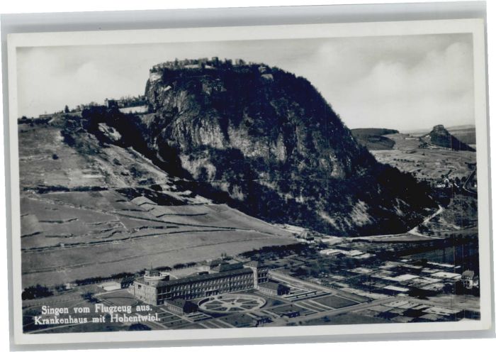 Singen Hohentwiel Fliegeraufnahme Krankenhaus