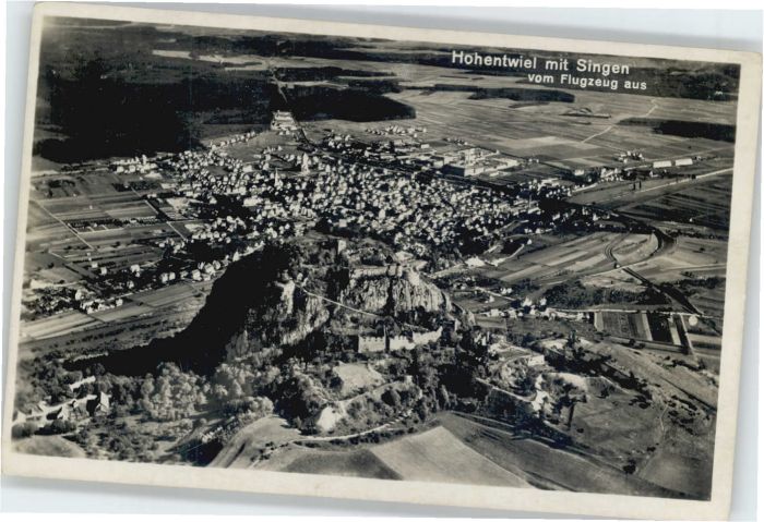 Singen Hohentwiel Fliegeraufnahme
